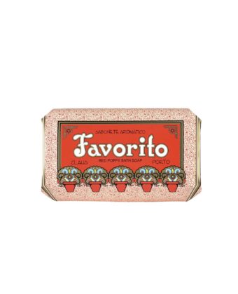 Claus Porto Deco Favorito Red Poppy Sapone Solido