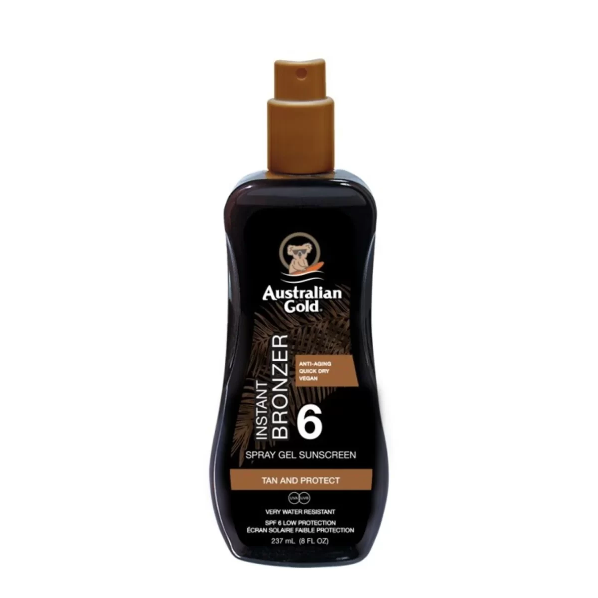 Spray Gel With Instant Bronzer SPF6 237ml