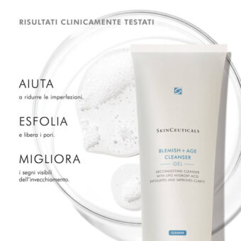 Blemish + Age Cleanser Gel detergente ed esfoliante 240ml